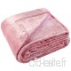 Linder 5074 Couverture extra douce Polyester Rose 220 x 240 cm - B01MY7WHJC